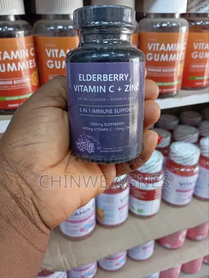 Elderberry, Vitamin C+ Zinc (5 In Immune Support)