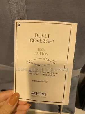 Premium Plain Duvet Cover Sets Available