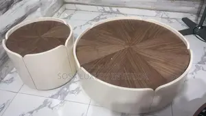 Premium Round Wooden Nesting Centre Tables