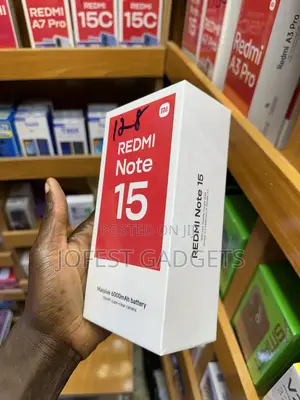New Xiaomi Redmi Note 15 128 GB Black