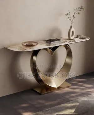 Marble Top Console Table
