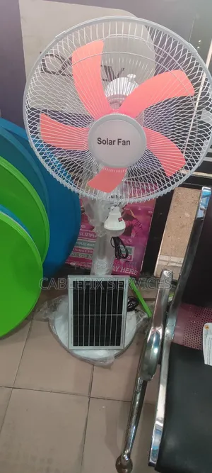16" Solar Fan With Panels And Bulb
