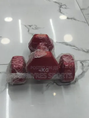 Pair of 4kg Aerobic Dumbbells