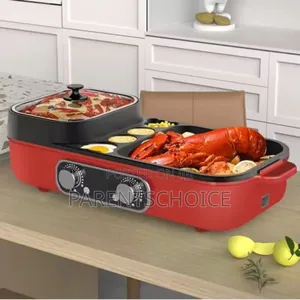 Hoffmans Combined Smart Hot Pot and Grill Fry | Grill -