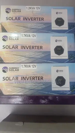 1.2kva 12v . 1.7kva 12v Sunergy Inverter Available
