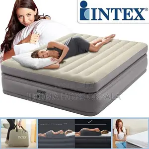 Intex Dura-beam Plus Queen Prime Comfort Elevated Air Mattress