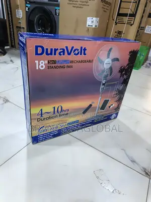 Duravolt 18 Inches 3in1 Lithium Rechargeable Fan [Drf-2918]Stable Fan