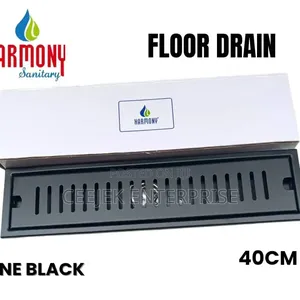 40cm Black Line Floor Drain