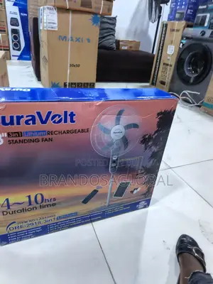 Duravolt 18inches3in1lithium Rechargeable Fan[Drf2918]Modernfan Design