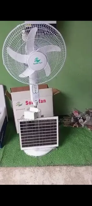 Solar Rechargeable Fan With Panel