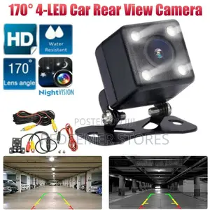 Led Night Vision Parking Camera Hd Car Reverse Rear View Backup Camera