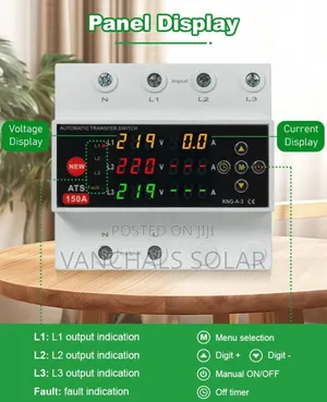 Automatic Transfer Switch Ats Changeover 150a - Single Output