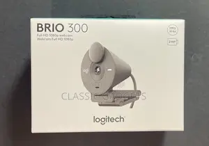 Logitech Brio 300 Graphite 1080p Webcam With Auto Light Correction