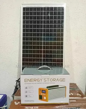 Solar Generator With Pannel And 2 Bulbs
