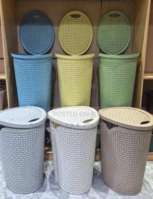 Leeno Laundry Basket With Cover A36