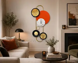 Long Vertical Luxury Clock