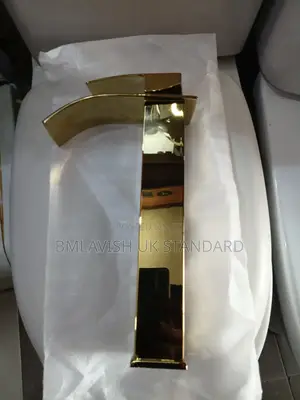 Gold Long Basin Mixer Tap