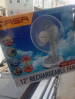 Gasa Rechargeable Table Fan 12inches