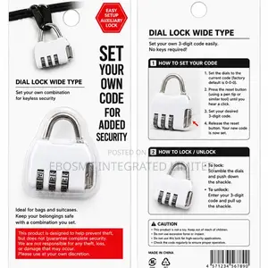 Dial Lock Wide Type