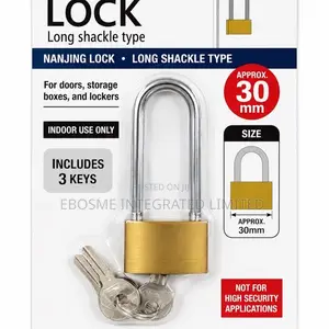 Pad Lock Mini Long Shackle Type