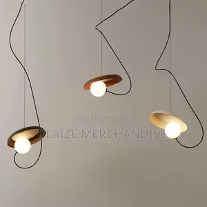 Magnet Adsorption Metal Pendant Light With Globe Shade