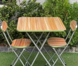 Adjustable Foldable Reading/Laptop Table 2 Chairs for Home Office