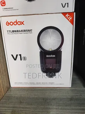 Godox V1s TTL Li-Ion Round Head Camera Flash Kit