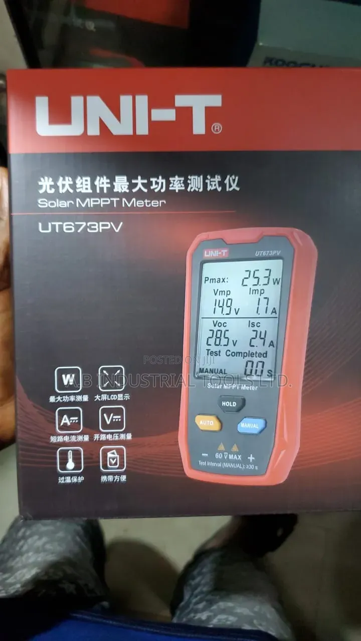 Uni-T Ut673pv Solar MPPT Meter