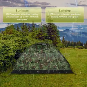 Portable Waterproof 2/4 Person Outdoor Dome Tent