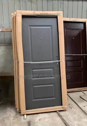 Steel Security Room Door With Complete Accessories
