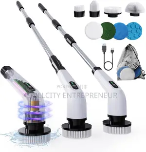 Electric Spin Scrubber, Full-Body Ipx7 Waterproof Cordless