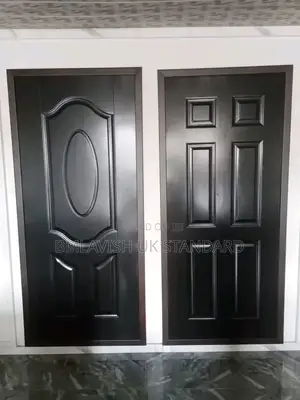 Black American Panel Door 3ft