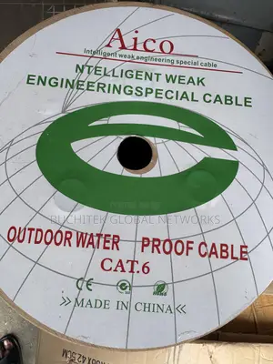 Aico 305m Pure Copper Outdoor Cat6a Network Cable