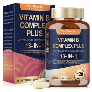 Totaria 13-in-1 Vitamin B Complex Plus Capsules, Supports Energy, Etc