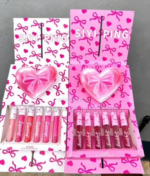 Sweet Heart Bow Lip Gloss Set Collection