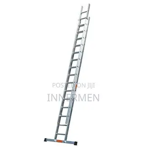 2x19 Heavy Duty Extendable Aluminum Fire Man Ladder