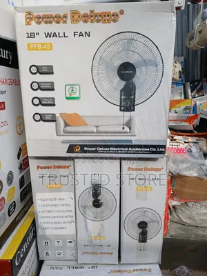 Power Deluxe Wall Fan 18"