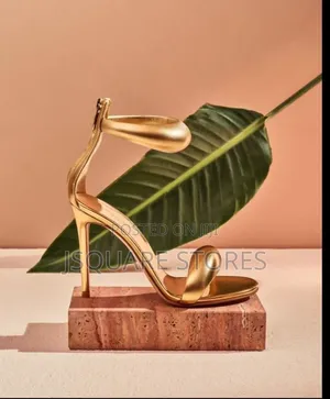 Gold Heels Sandals Available in This Colour Only. Size 37 to 42