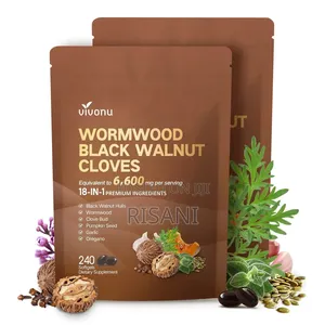 Vivonu Wormwood Black Walnut Cloves Capsules,Natural Cleanse