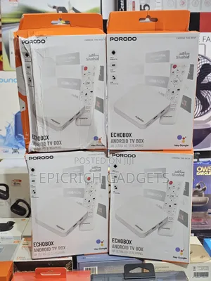 Porodo Echobox Android 14 Ultra Hd Streaming Tv Box