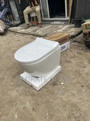 Wall Hung Toilet Seat With Tank and Complete Accessories