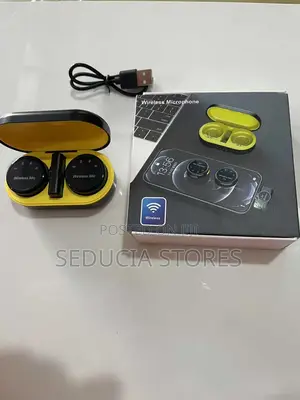 Magnetic Wireless Button Mic - iPhone/Type C Noice Cancellation Mic