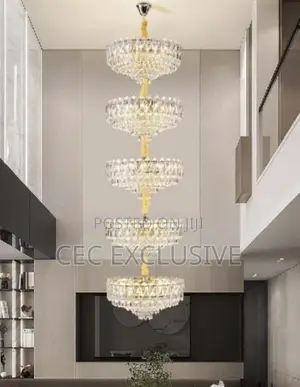 5stepd Led Crystal Chandelier