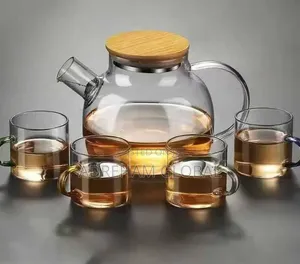 Borosilicate Glass Jug and Cups