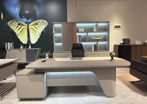 Standard 2 Meter Executive Office Table With Extension and Light
