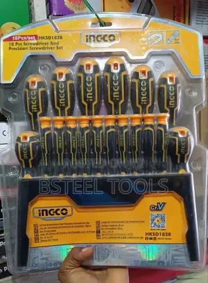 18pcs Ingco Screwdriver Set – Complete Professional Tool Kit