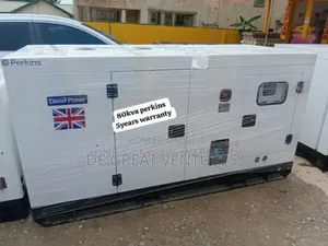 Brand New Perkins 80kva Soundproof Diesel Silent Lister Generator