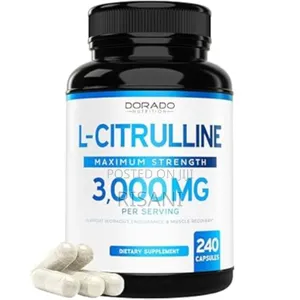 L Citrulline 3000mg Supplement 240 Capsules Support L Arginine