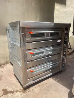 3 Deck 9 Trays Commercial Gas Deck Oven,