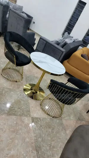 Executive Rotating Fabric Chairs With Table